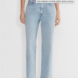 Aritzia  The Farrah High-Rise Wide Jeans